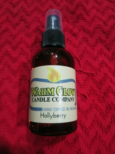 Warm Glow Candle Company HOLLYBERRY Atomizer Fragrance Spray Scent   