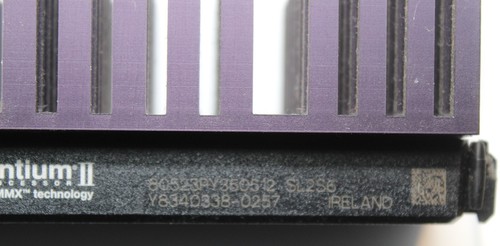 Intel Pentium ii 350 Slot 1 Processor SL2S6 with Heatsink - Picture 3 of 3