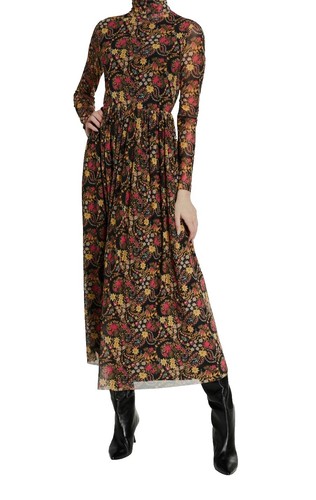 slim fit dress slacks Halter Brocade Fit and Flare Gown