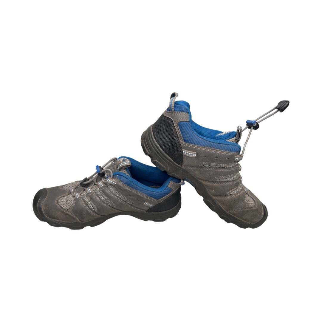 Scarpe da trekking Keen Targhee II Taglia 4 Blu e Grigio Cordino con disegno Bambini