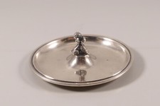 Kleine Schale mit Hund Pudel Silber 925 Gebr&uuml;der K&uuml;hn 54gramm