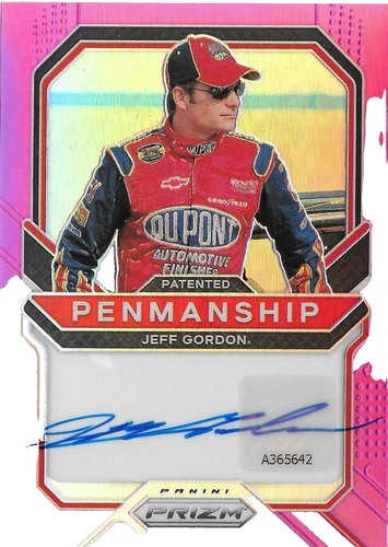 Jeff Gordon Auto Racing Autographed Sports Trading Cards & Accessories