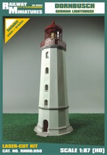 Kartonmodell Leuchtturm Dornbusch 1:87 Railway Miniatures
