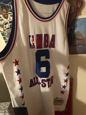 Julius Erving Mitchell And ness NBA All Star Basketball Jersey Size 52