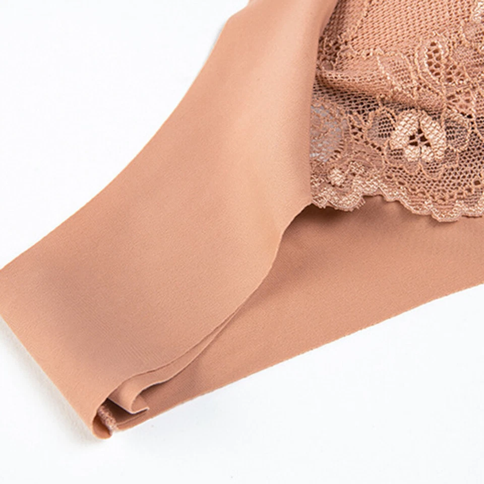 Push Up Bra Women Front Closure Wireless Lingerie Bras Lace Bralette Underwear § - Image 4 of 4