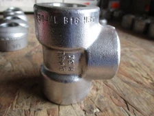  3/4" SS304 Socket Weld 6M Reducing Tee