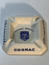 Cognac Bisquit Ceramic Cigar Ashtray