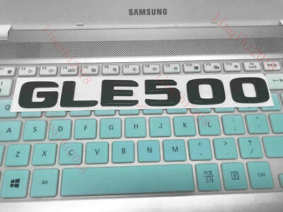 Flat 2018 Gloss Black Letters Trunk Embl Badge Sticker for Mercedes Benz GLE500