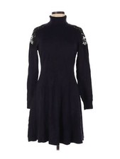 Eliza J Women Black Casual Dress M
