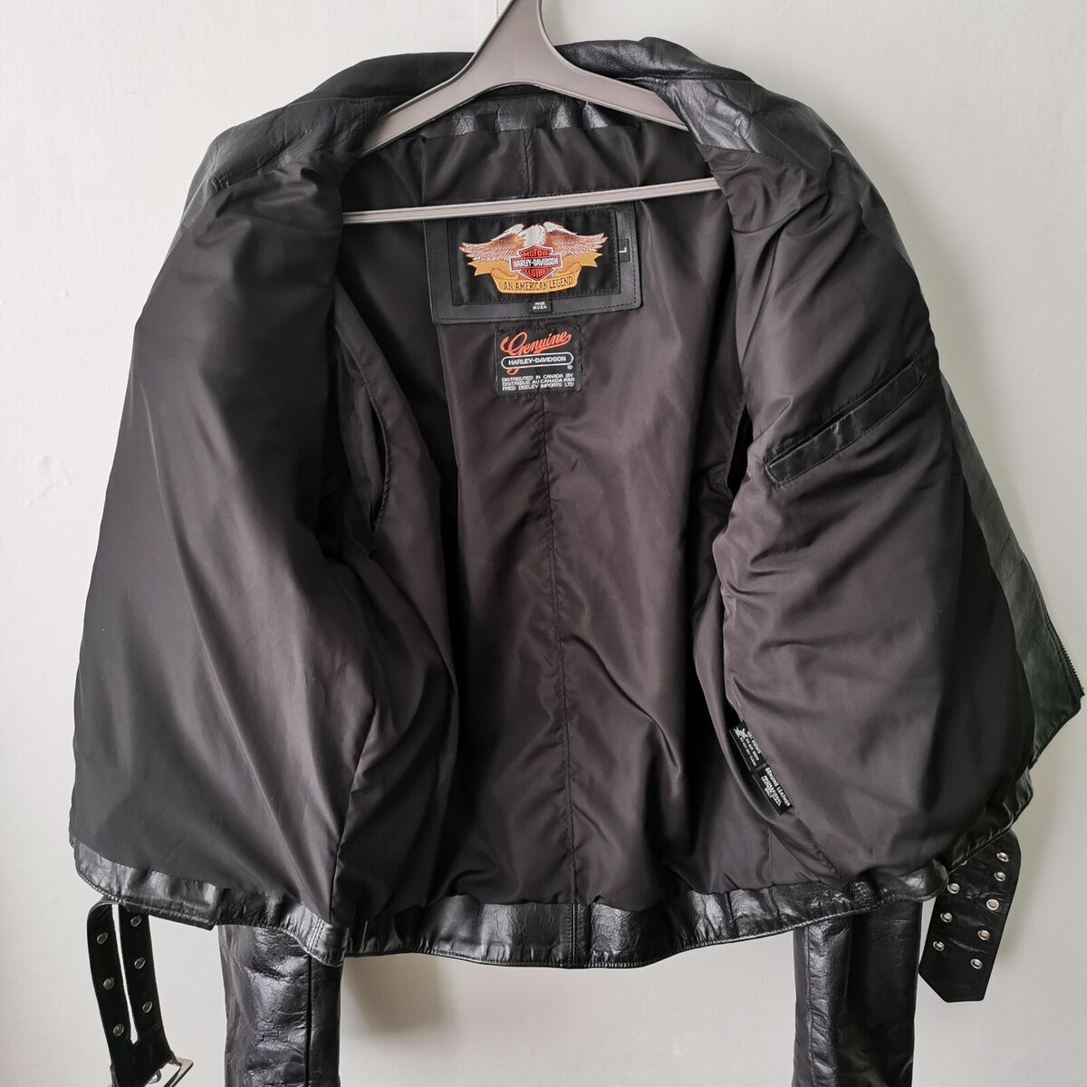 Vintage 80s 90s Harley Davidson Authentic Leather Biker Vintage 80s 90s Harley Davidson Authentic Leather Biker