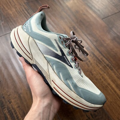 Brooks Womens Cascadia 16 Aqua/Tourmaline/Rooibos Tea Running Shoes Size  Hike