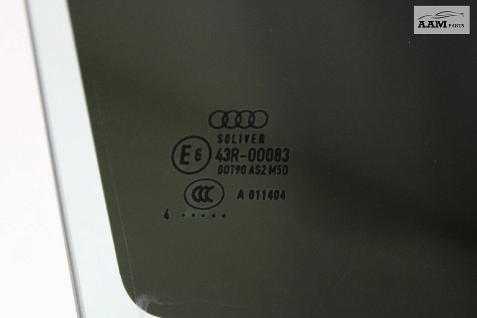 AUDI A6 QUATTRO C7 2012-2015 PANEL PUERTA PASAJERO DELANTERO DERECHO VENTANA CRISTAL OEM Foto 3 de 4
