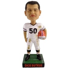 DICK BUTKUS Illinois Fighting Illini SGA Chicago Bears Legend Bobblehead NIB!