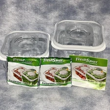 FoodSaver FreshSaver 2 Containers NEW Vacuum Seal System 2 Filter Packs