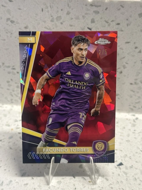 2024 Topps Sapphire MLS #157 Facundo Torres #2/5 Red Orlando