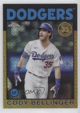 2021 Update Silver Pack 1986 Topps Chrome Baseball Gold 41/50 Cody Bellinger o7m