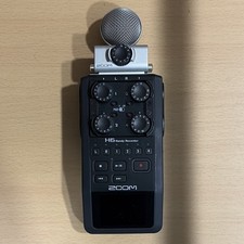 Zoom H6 Handy Digital Handheld Recorder w/ MSH-6 MS Stereo Mic, USB, Pad