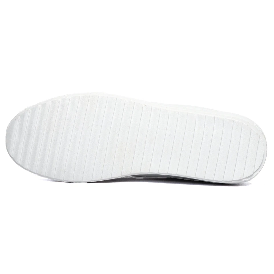 Crosshatch Gleaton Mens Casual Designer Smart Sneakers Trainers White - Image 4 of 4