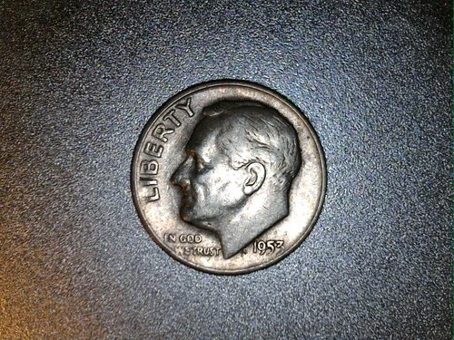 1953 D Roosevelt Silver Dime Fine to Extra Fine!