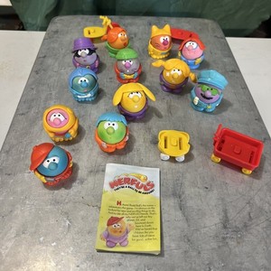 Vintage Parker Brothers Nerful Toy Figures Lot ~40+ Pieces Mix Match Toys
