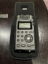 TASCAM DR-100mkII Registratore Audio PCM Lineare Portatile Funzionante con Custodia