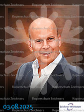 Bruce Willis--118--Print Keychain