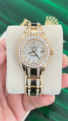 Rolex Datejust Pearlmaster 80298 18K Yellow Gold ALL FACTORY