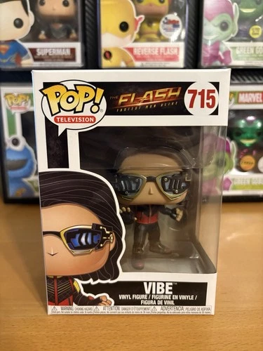 Funko Pop! Television The Flash: Vibe #715 Vinyl Figure W/Protector!!