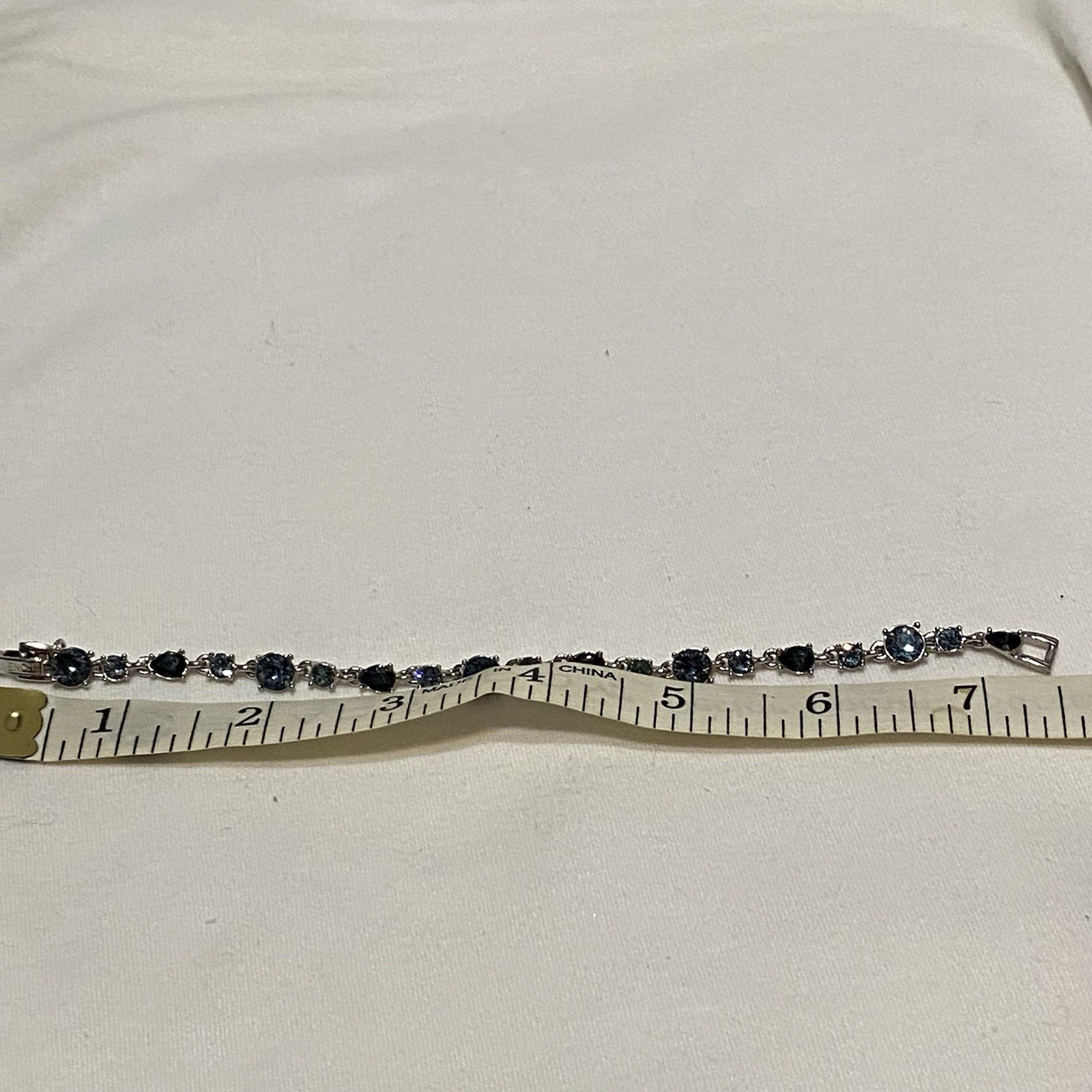 Givenchy Signed Silver-Tone Flex Bracelet Light A… - image 5