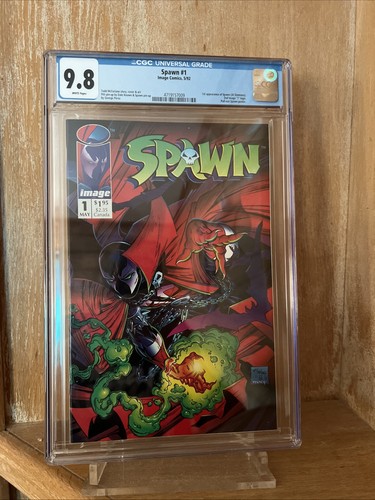 SPAWN #1~CGC 9.8 ~WHITE PAGES~BRAND NEW!~2/92~MARVEL COMIC BOOK