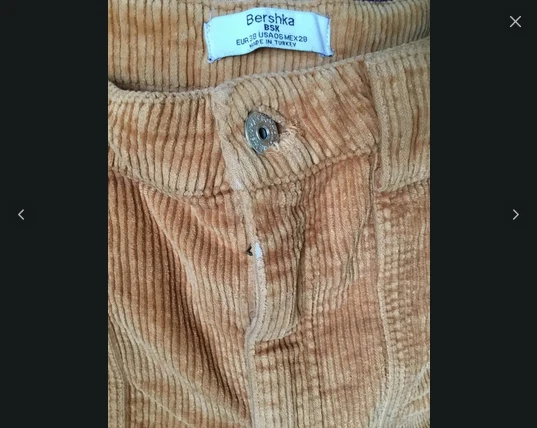 kurze Hose Shorts Cord 36 38 M