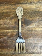 Vintage Towle Three Teddy Bear Child Fork 5.5” Stainless Steel Taiwan