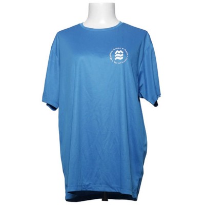Roly, T-shirt, Größe: XL, Imola, Blau, Recyceltes Polyester, Einfarbig #i9w