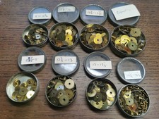 Clock Hour Wheels, New Old Stock Parts, Sorted by Size, Clockmaker Parts #R517
