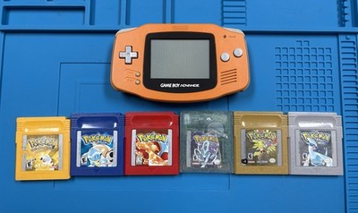 Pokémon Game Boy Collection Complète – Rouge Bleu Vert Jaune Or Argent Cristal – Japon
