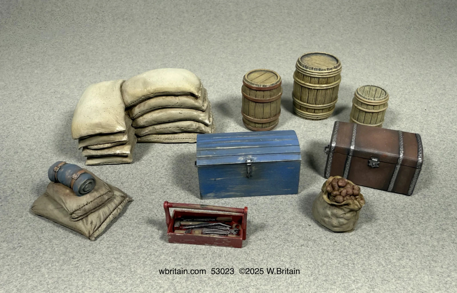 BRITAINS SOLDIERS 53023 - 18th/19th Century Freight Set - Resin & Metal