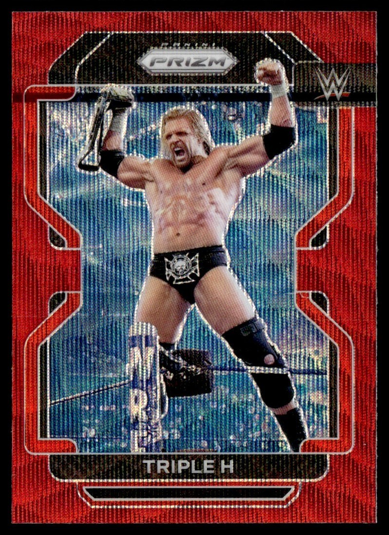 2022 Panini Prizm WWE Ruby Wave Triple H #194 A