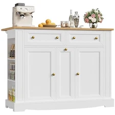 Kitchen Island with Storage Kitchen Cart with Drop Leaf Countertop Island Table