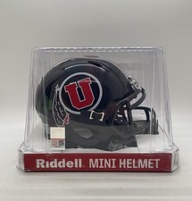 Utah Utes NCAA Football Riddell Alternate Speed Mini Helmet Date Code April 2024