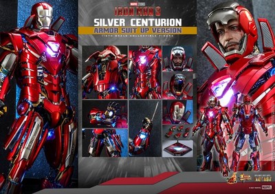 ホットトイズ 1/6 アイアンマン 3シルバー・センチュリオンMMS618D43 New Hot Toys MMS618D43 Iron Man 3 Mark 33 Silver Centurion Armor