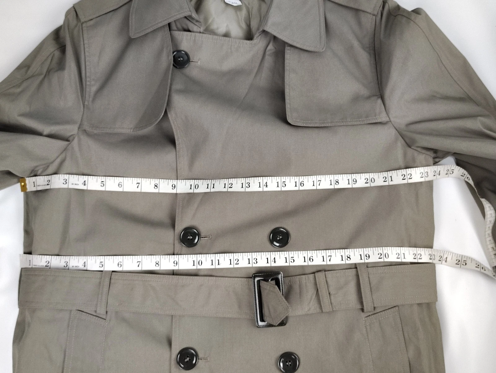 NWT DSCP Valor Collection All Weather Trench Coat Removable Quilt Liner Mens 40L - product detail image 17