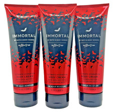 NEW Bath  Body Works Lot of 3 Tubes Halloween Immortal Body Lotion Cream 8 oz