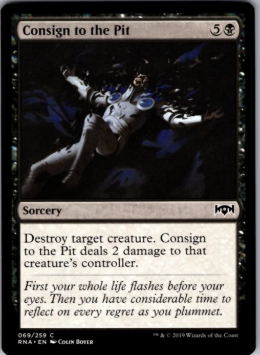 Consign to the Pit 69 Common Ravnica Allegiance Magic: The Gathering LP