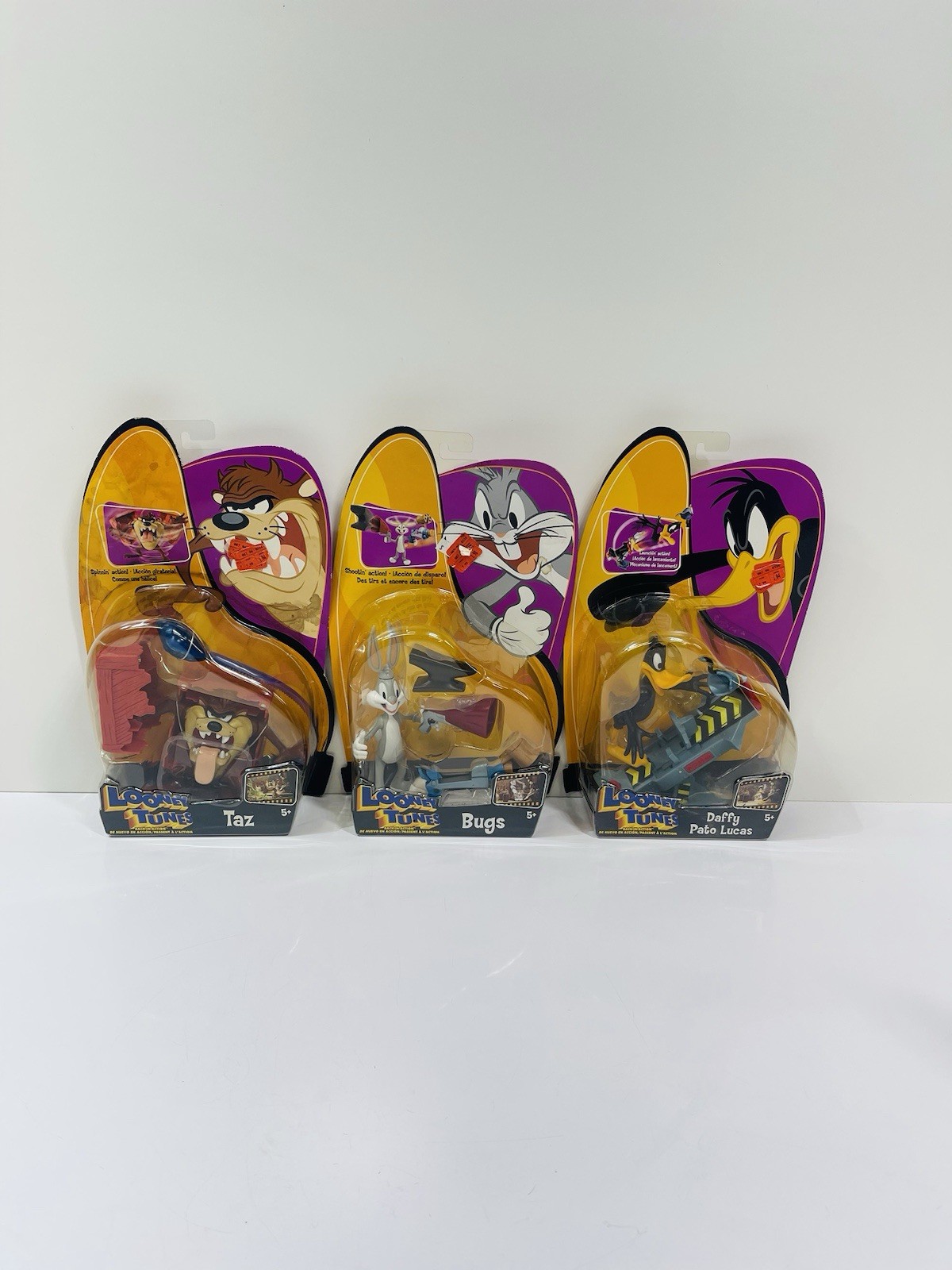 Looney Tunes Back in Action Daffy Duck  Bugs Taz Figure Mattel NEW Gift Set ✅📝