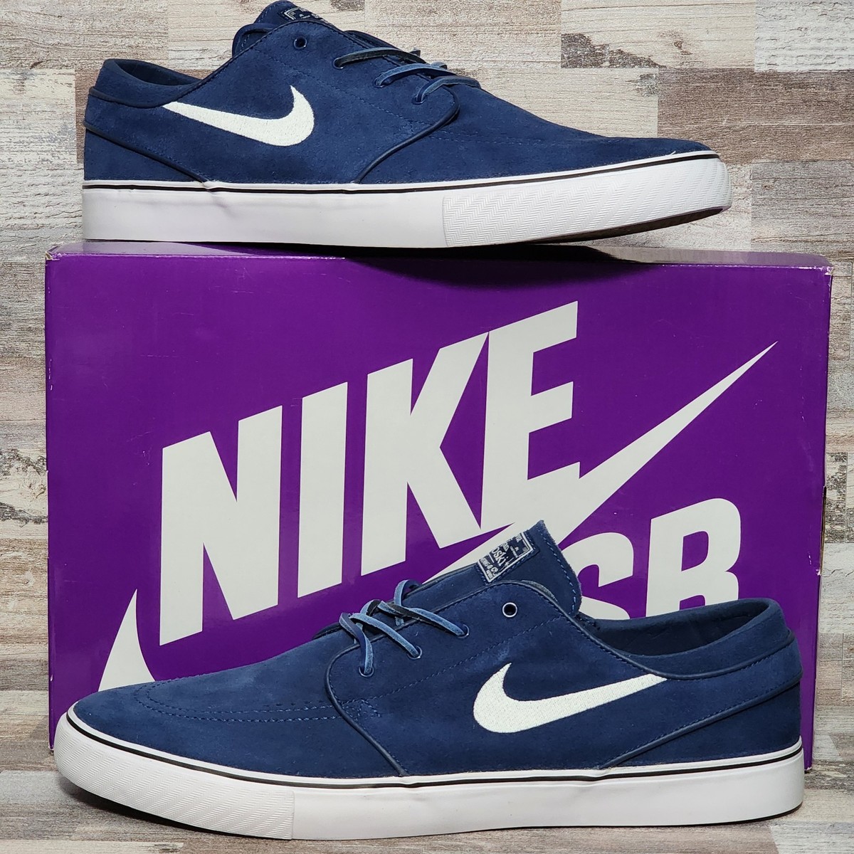 NIKE SB ZOOM JANOSKI OG+ NAVY BLUE-WHITE SZ 14 [FD6757-400] | eBay