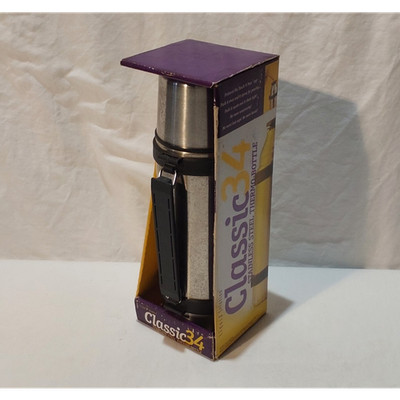 Liquid Solution Classic34 34oz Stainless Vacuum Flask Insulated Thermos 