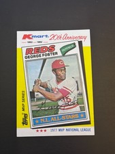 1982 Topps Kmart MVP Series - George Foster #32