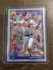 2026 Topps Series 1 - 1991 Topps Chrome Silver Pack Mojo Chipper Jones #91C-12