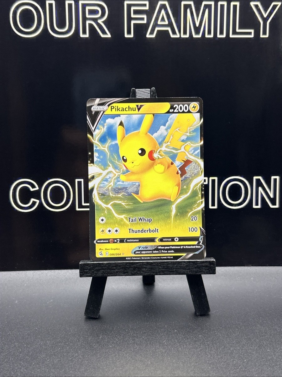 Pokemon TCG - Fusion Strike - Pikachu V 086/264 - Card | eBay