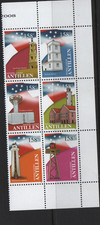 LIGHTHOUSES-NETH ANTILLES-2007-Lighthouses  set of 6  MNH sg cat £19.50